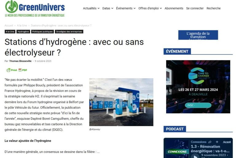 Article presse Green Universe