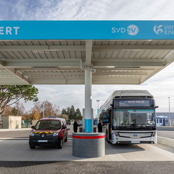 Station hydrogène vert France La Roche sur Yon