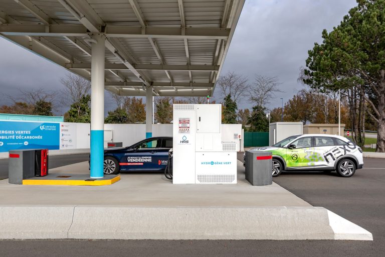 Station hydrogène vert France La Roche sur Yon