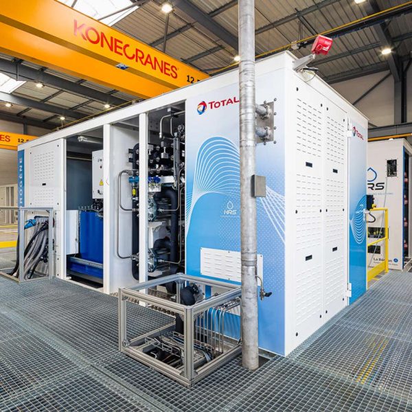 Station de ravitaillement hydrogène transportable pour TotalEnergies